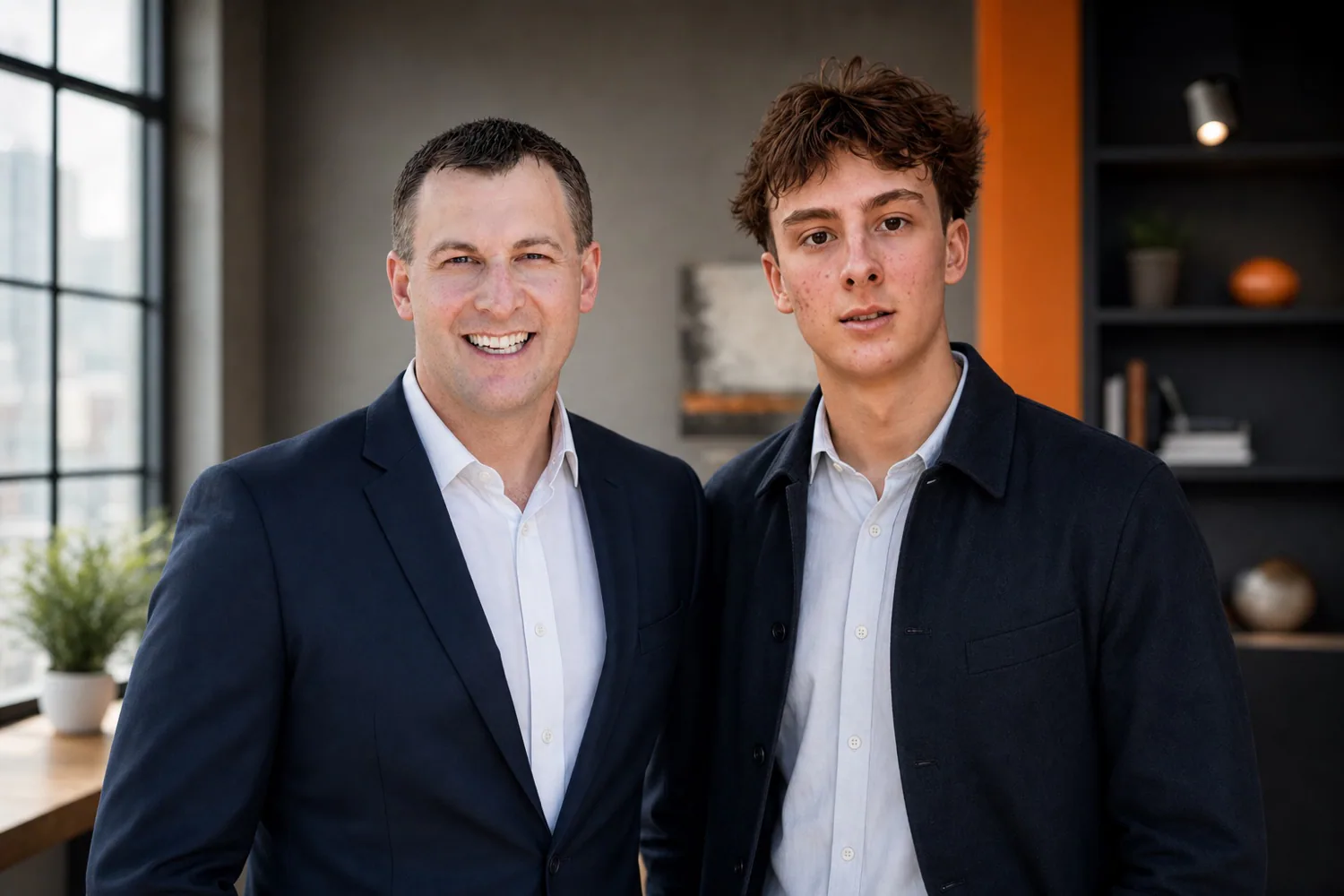 Ryan and Tristan, the father-and-son team at Website Upgrade Canada