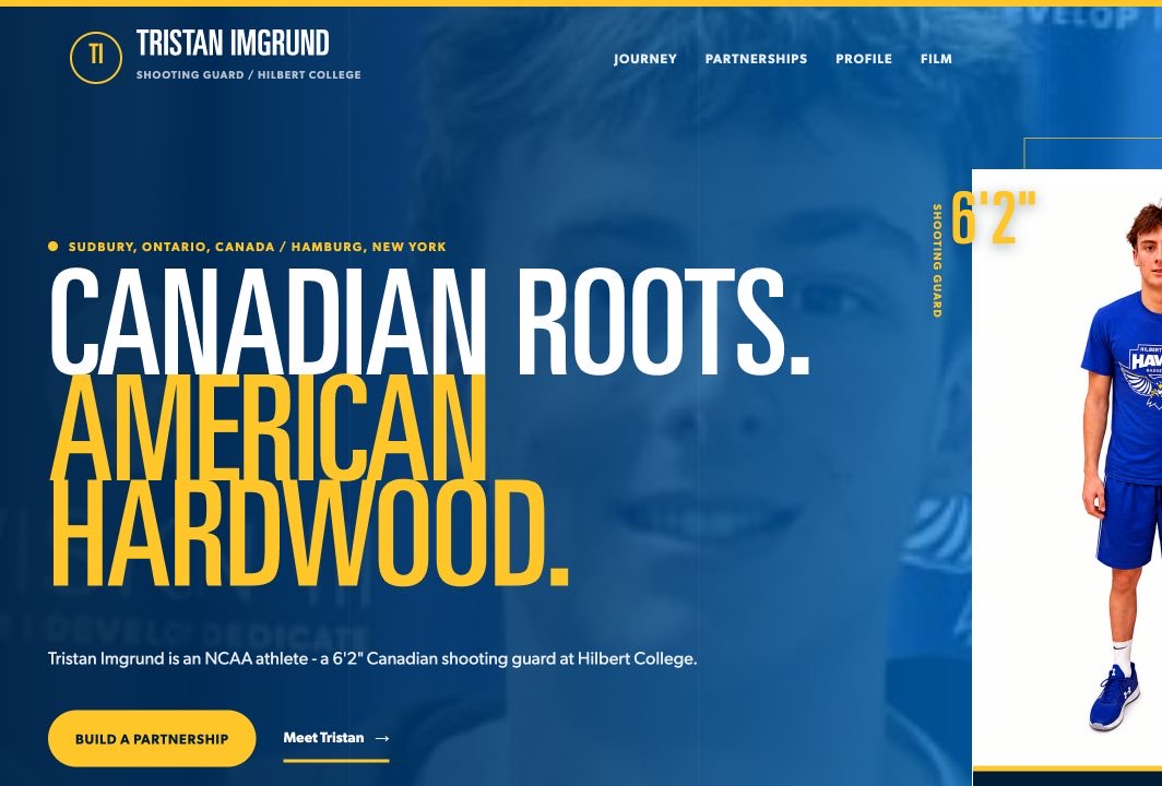 Tristan Imgrund athlete website